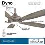 6_52" Minka Aire Dyno Burnished Nickel LED Ceiling Fan with Remote more views
