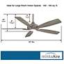7_52" Minka Aire Dyno Burnished Nickel LED Ceiling Fan with Remote more views