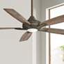 52" Minka Aire Dyno Heirloom Bronze LED Ceiling Fan with Remote