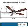 52" Minka Aire DYNO Oil-Rubbed Bronze Ceiling Fan with Remote