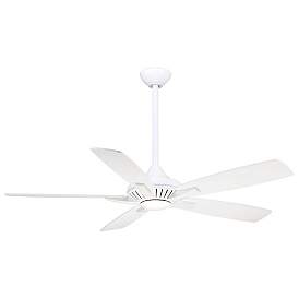 Image2 of 52" Minka Aire DYNO White Ceiling Fan with Remote Control