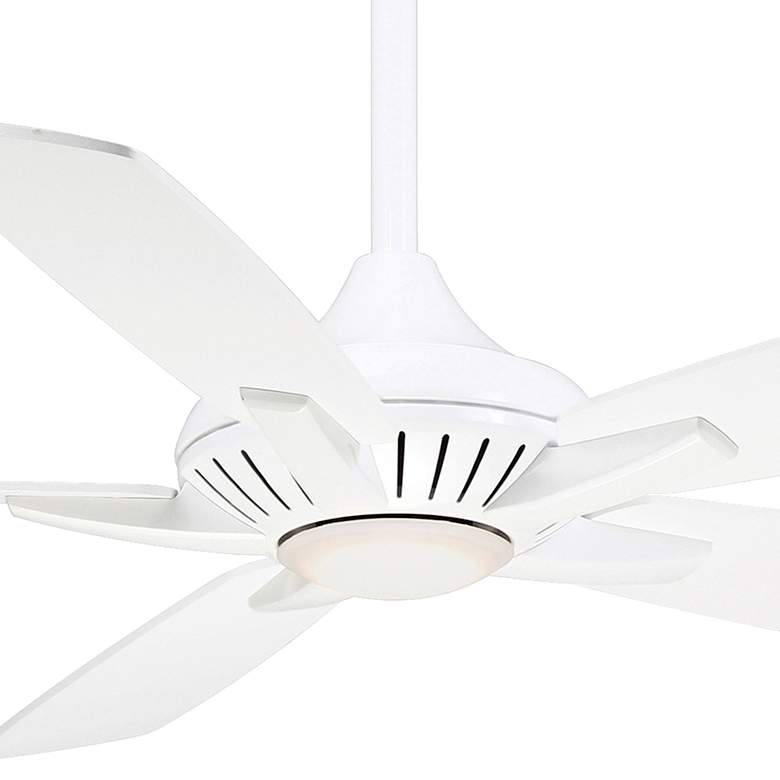 Image 3 52" Minka Aire DYNO White Ceiling Fan with Remote Control more views