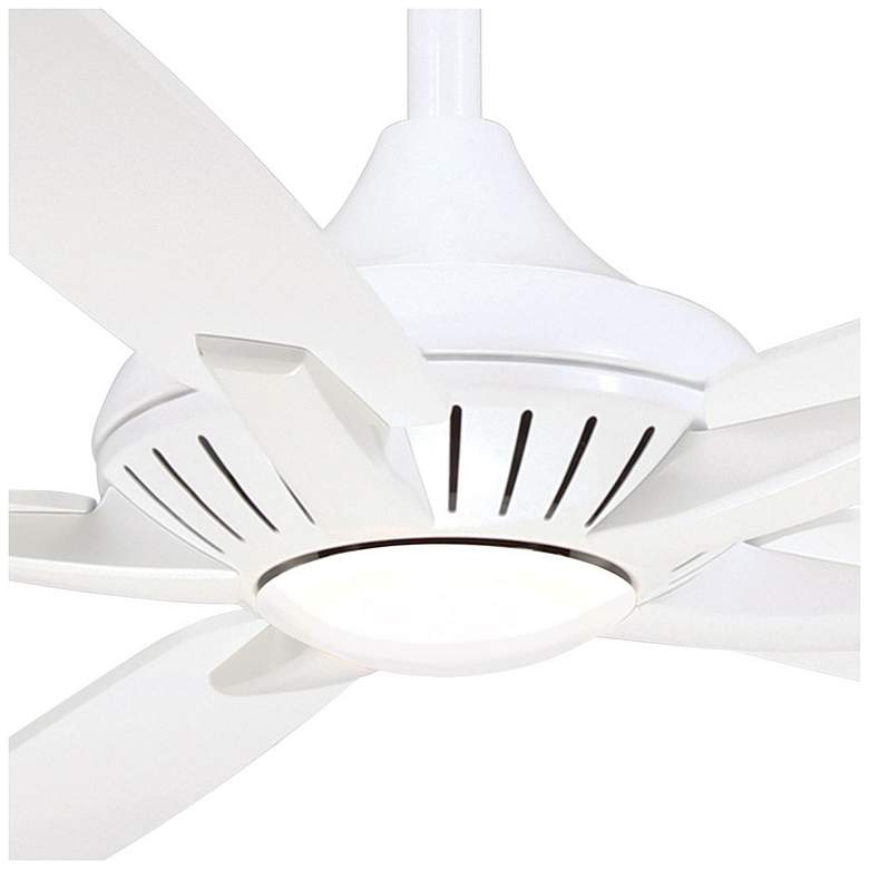 Image 3 52" Minka Aire DYNO White Ceiling Fan with Remote Control more views