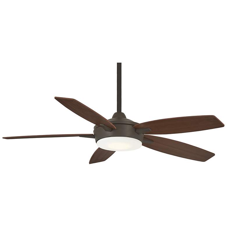 Image 2 52 inch Minka Aire Espace Bronze LED Ceiling Fan with Remote Control