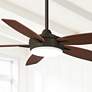 52" Minka Aire Espace Bronze LED Ceiling Fan with Remote Control
