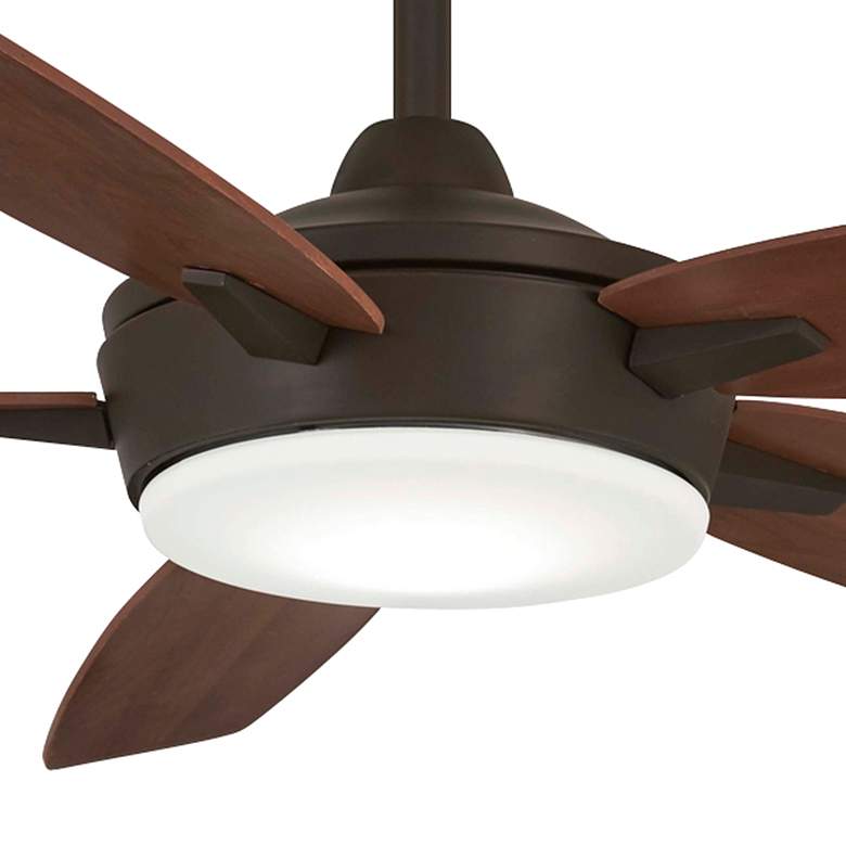 Image 3 52 inch Minka Aire Espace Bronze LED Ceiling Fan with Remote Control more views