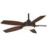 6_52" Minka Aire Espace Bronze LED Ceiling Fan with Remote Control more views