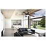 52" Minka Aire Espace Bronze LED Ceiling Fan with Remote Control