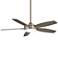 52" Minka Aire Espace Brushed Nickel LED Ceiling Fan with Remote