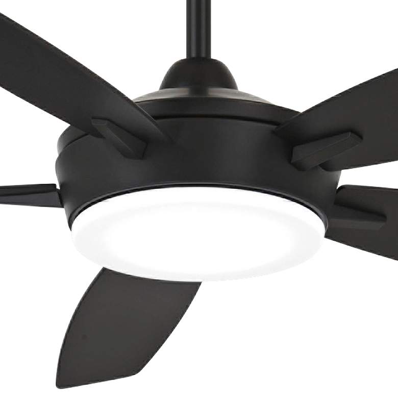 Image 3 52 inch Minka Aire Espace Coal LED Ceiling Fan with Remote Control more views