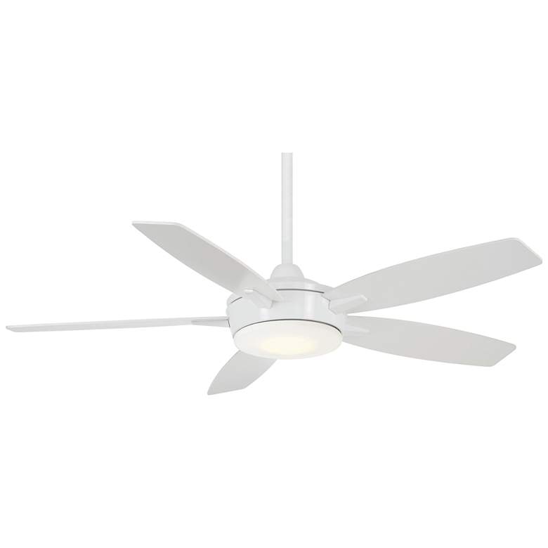 Image 2 52 inch Minka Aire Espace White LED Ceiling Fan with Remote Control