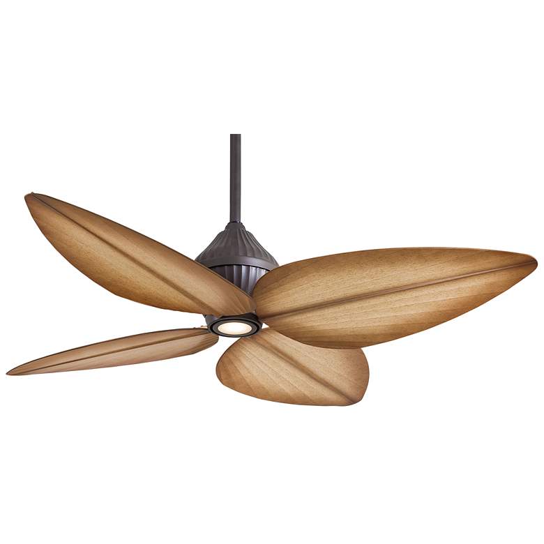 Image 2 52 inch Minka Aire Gauguin Bronze Wet Rated Ceiling Fan with Wall Control