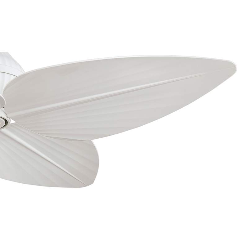Image 4 52 inch Minka Aire Gauguin White Outdoor LED Ceiling Fan with Wall Control more views
