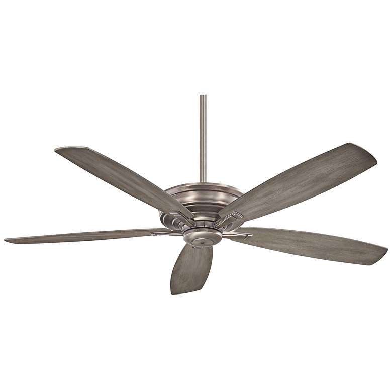 Image 2 52 inch Minka Aire Kafe Burnished Nickel Pull Chain Ceiling Fan