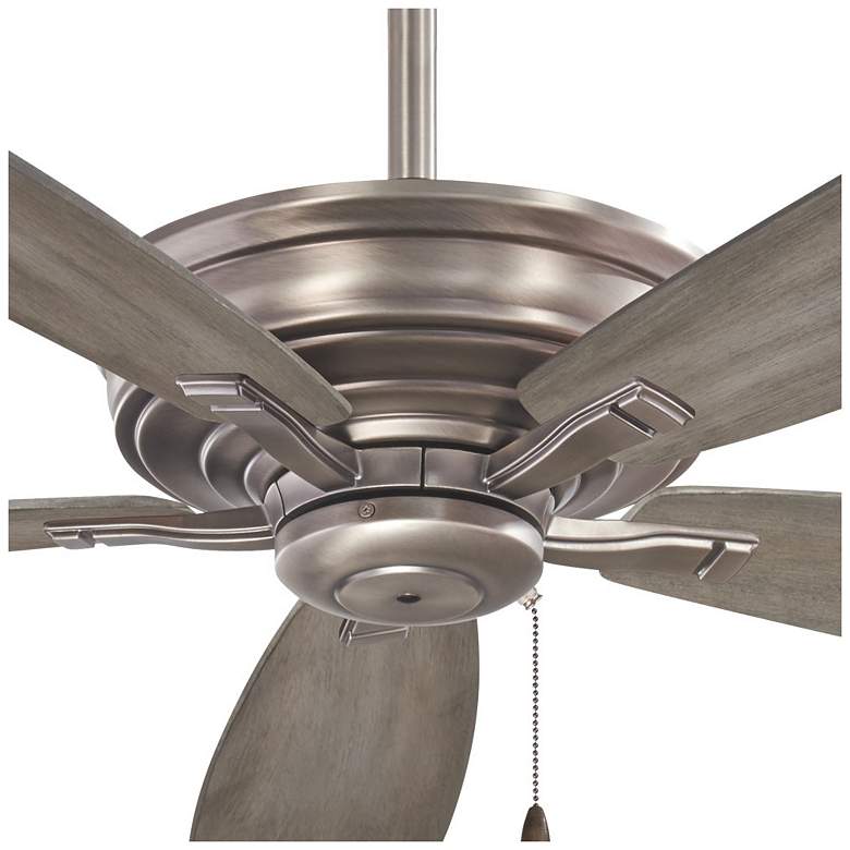 Image 3 52 inch Minka Aire Kafe Burnished Nickel Pull Chain Ceiling Fan more views