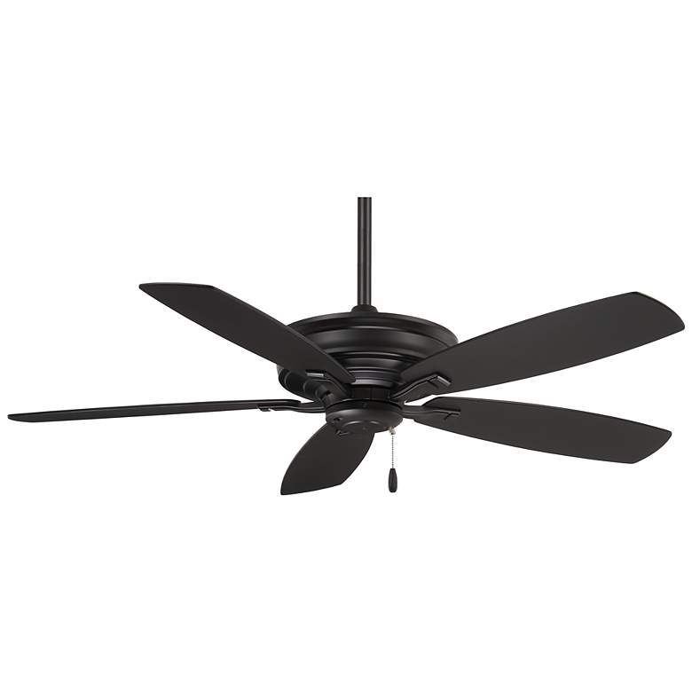 Image 2 52" Minka Aire Kafe Coal Finish Pull Chain Ceiling Fan