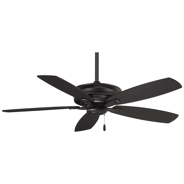 Image 2 52 inch Minka Aire Kafe Coal Finish Pull Chain Ceiling Fan