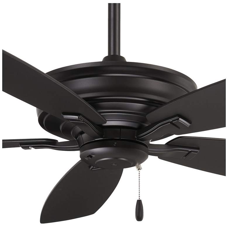 Image 3 52" Minka Aire Kafe Coal Finish Pull Chain Ceiling Fan more views
