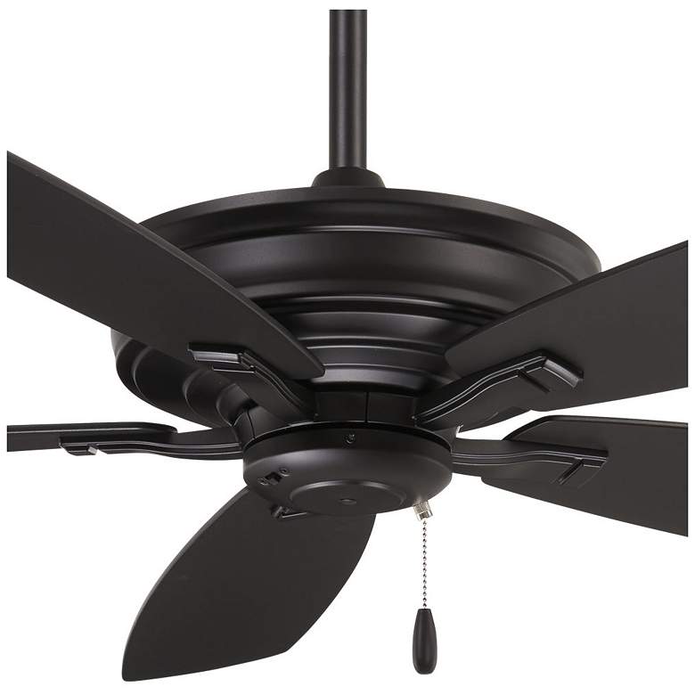 Image 3 52 inch Minka Aire Kafe Coal Finish Pull Chain Ceiling Fan more views