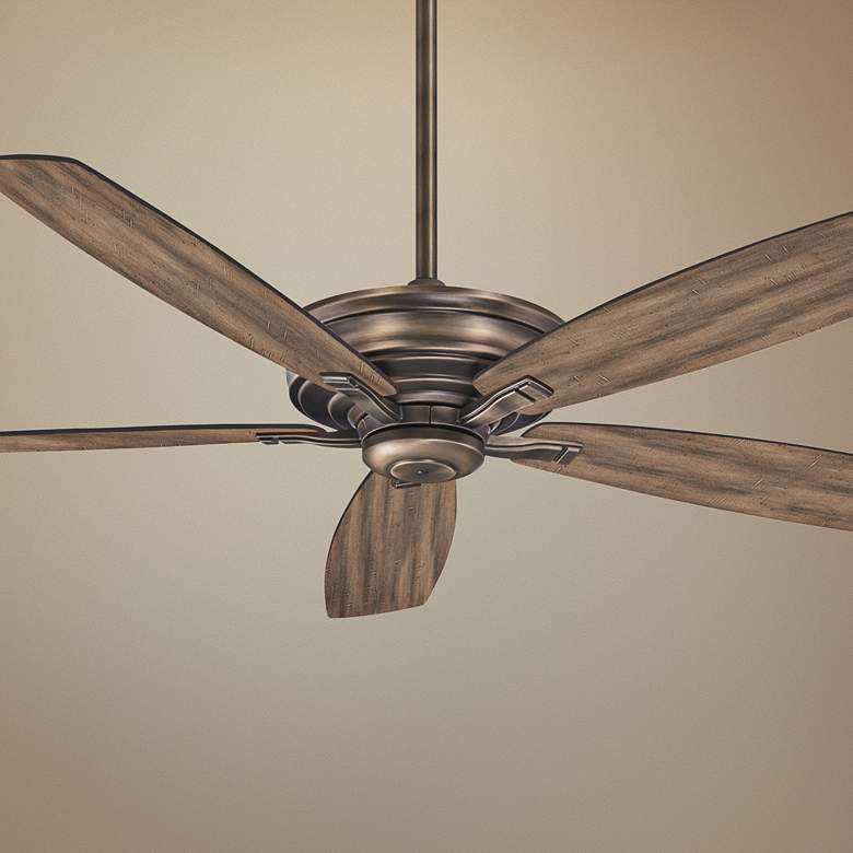 Image 1 52 inch Minka Aire Kafe Heirloom Bronze Ceiling Fan with Pull Chain