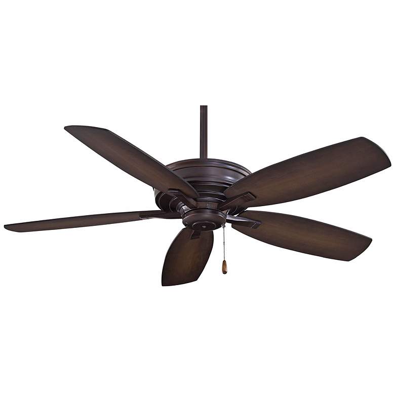 Image 2 52 inch Minka Aire Kafe Kocoa Ceiling Fan with Pull Chain