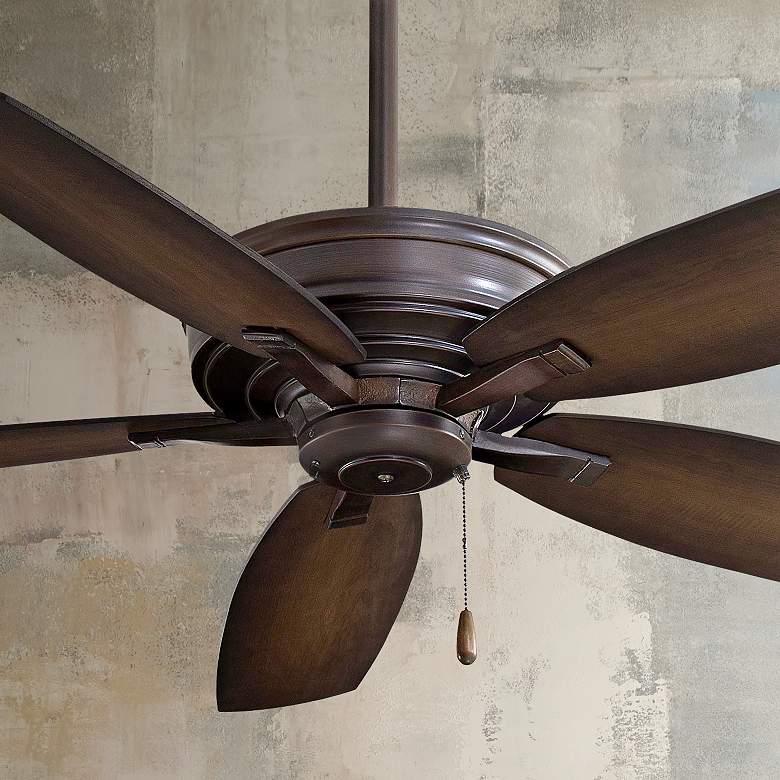 Image 1 52 inch Minka Aire Kafe Kocoa Ceiling Fan with Pull Chain