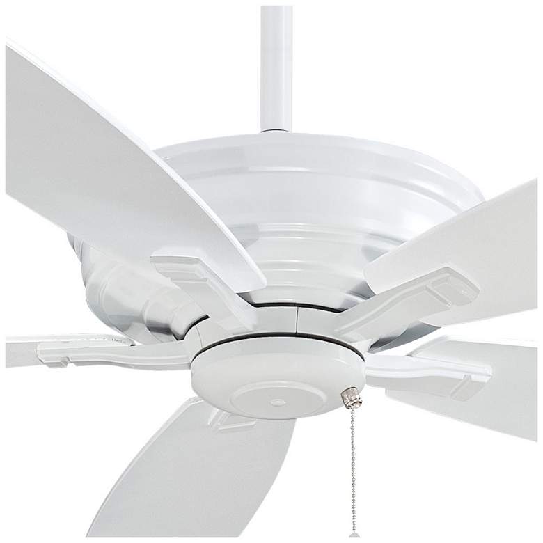 Image 3 52" Minka Aire Kafe White Pull Chain Ceiling Fan more views