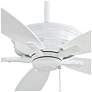 3_52" Minka Aire Kafe White Pull Chain Ceiling Fan more views