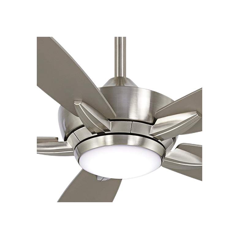 Image 3 52" Minka Aire Kelvyn Brushed Nickel CCT LED Ceiling Fan with Remote more views