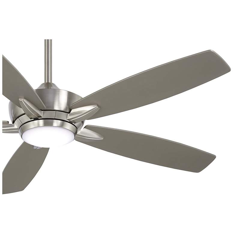 Image 4 52 inch Minka Aire Kelvyn Brushed Nickel CCT LED Ceiling Fan with Remote more views