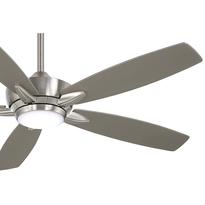 Image 5 52" Minka Aire Kelvyn Brushed Nickel CCT LED Ceiling Fan with Remote more views