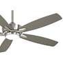 52" Minka Aire Kelvyn Brushed Nickel CCT LED Ceiling Fan with Remote
