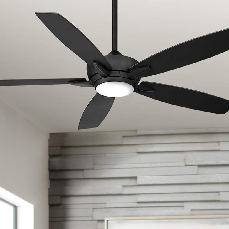 Image 1 52" Minka Aire Kelvyn Coal CCT LED Ceiling Fan with Remote