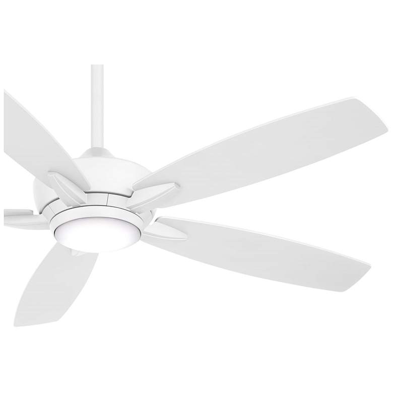 Image 4 52" Minka Aire Kelvyn Flat White CCT LED Ceiling Fan with Remote more views