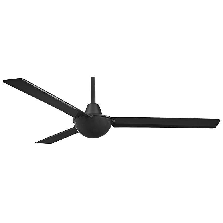 Image 2 52" Minka Aire Kewl Indoor Modern Black Ceiling Fan with Wall Control