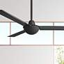 52" Minka Aire Kewl Indoor Modern Black Ceiling Fan with Wall Control