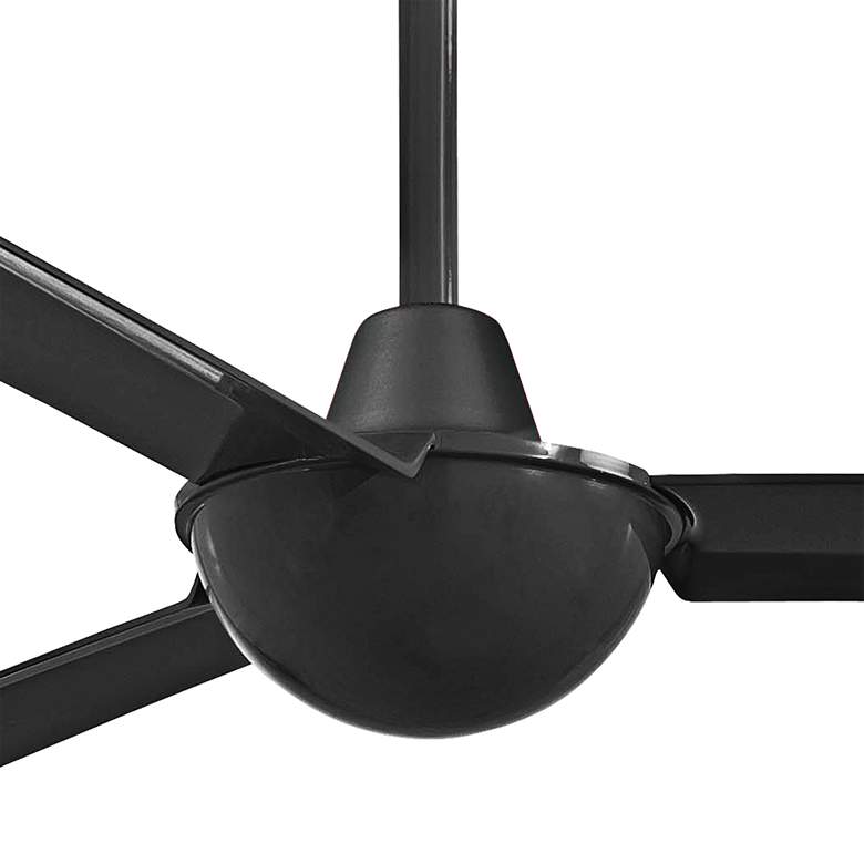 Image 3 52" Minka Aire Kewl Indoor Modern Black Ceiling Fan with Wall Control more views