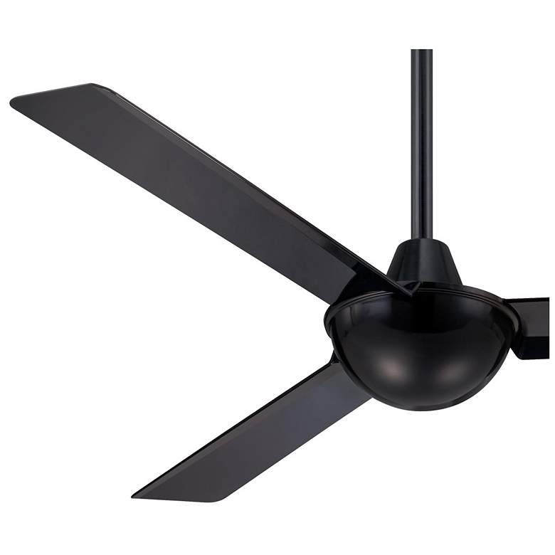 Image 4 52" Minka Aire Kewl Indoor Modern Black Ceiling Fan with Wall Control more views