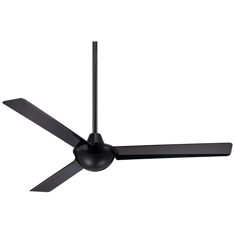 Image 6 52" Minka Aire Kewl Indoor Modern Black Ceiling Fan with Wall Control more views
