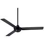 6_52" Minka Aire Kewl Indoor Modern Black Ceiling Fan with Wall Control more views