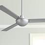 52" Minka Aire Kewl Silver Modern Indoor Ceiling Fan with Wall Control