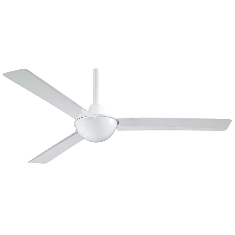 Image 2 52 inch Minka Aire Kewl White Modern Indoor Ceiling Fan with Wall Control