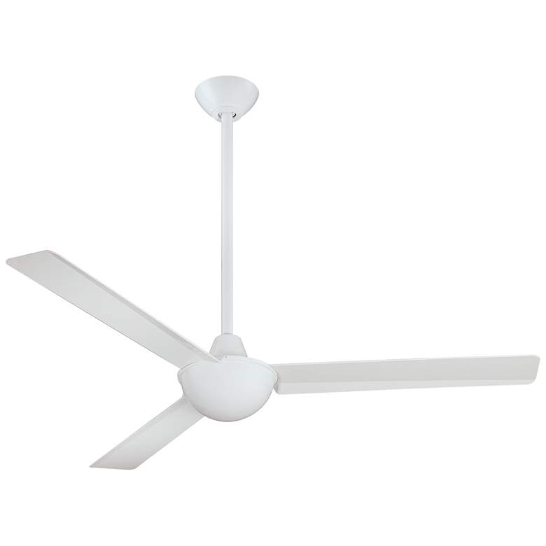 Image 2 52 inch Minka Aire Kewl White Modern Indoor Ceiling Fan with Wall Control