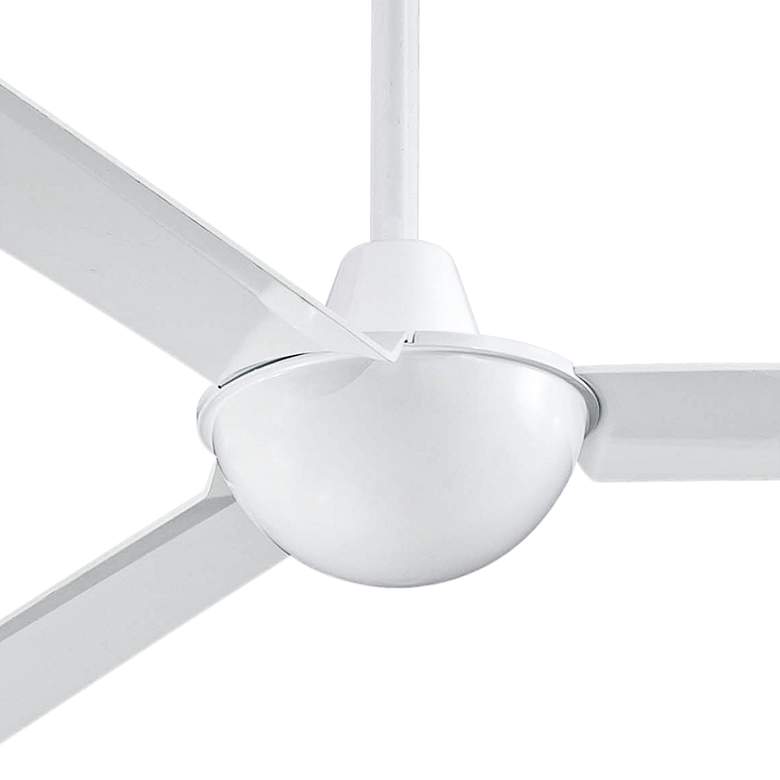 Image 3 52" Minka Aire Kewl White Modern Indoor Ceiling Fan with Wall Control more views