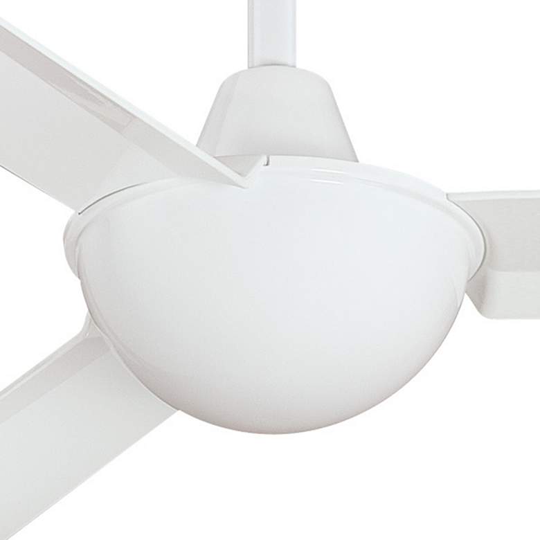 Image 3 52 inch Minka Aire Kewl White Modern Indoor Ceiling Fan with Wall Control more views