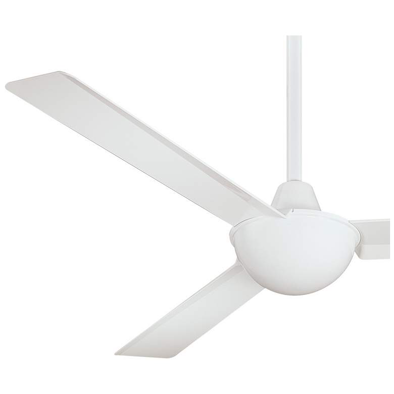 Image 5 52" Minka Aire Kewl White Modern Indoor Ceiling Fan with Wall Control more views