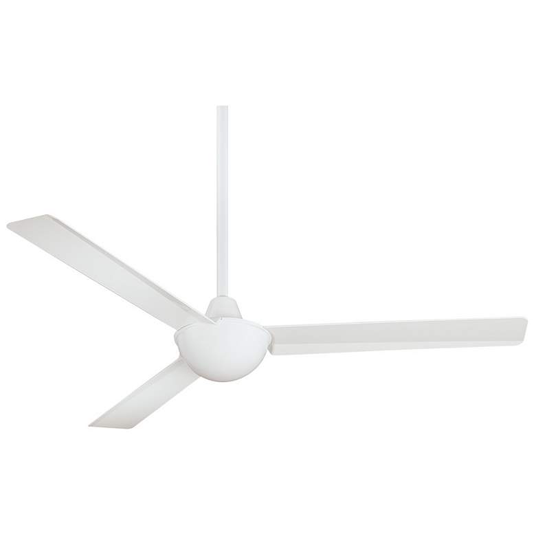 Image 6 52" Minka Aire Kewl White Modern Indoor Ceiling Fan with Wall Control more views