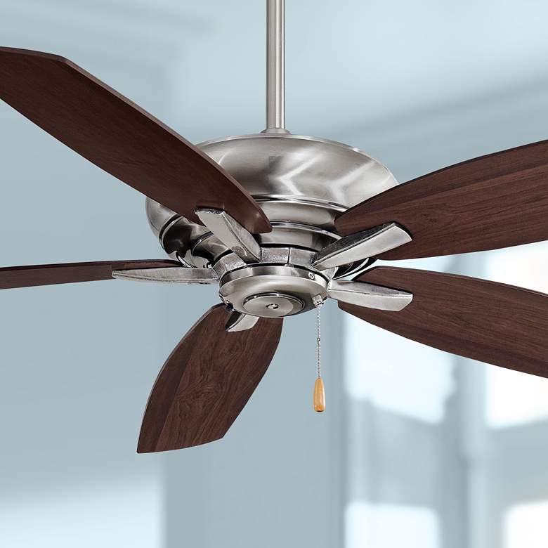 Image 1 52 inch Minka Aire Kola Pewter Pull Chain Ceiling Fan