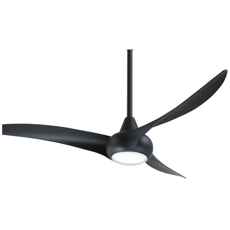 Image 4 52 inch Minka Aire Light Wave Coal LED Ceiling Fan with Remote more views