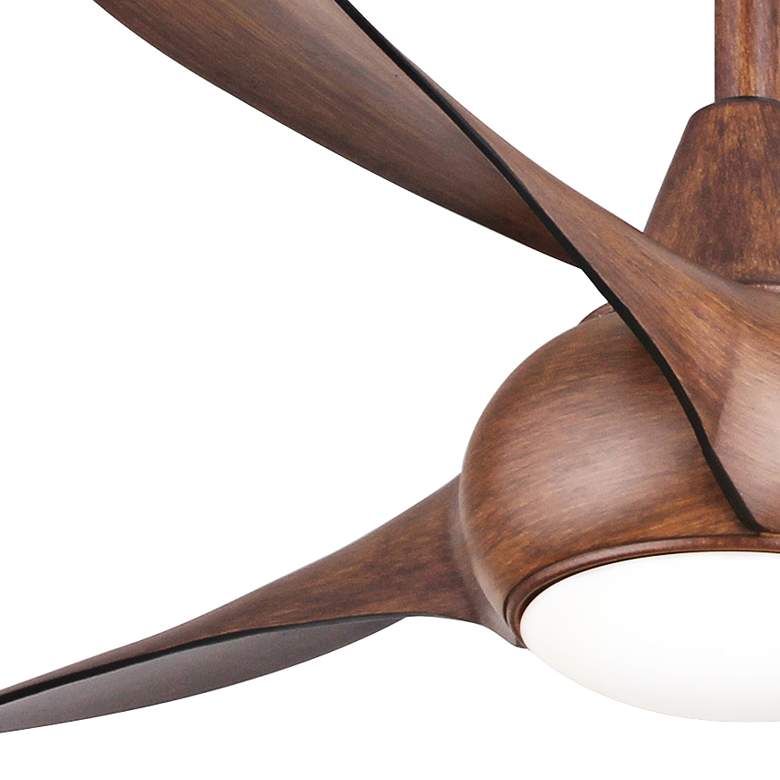 52&quot; Minka Aire Light Wave Distressed Koa Ceiling Fan with Remote more views